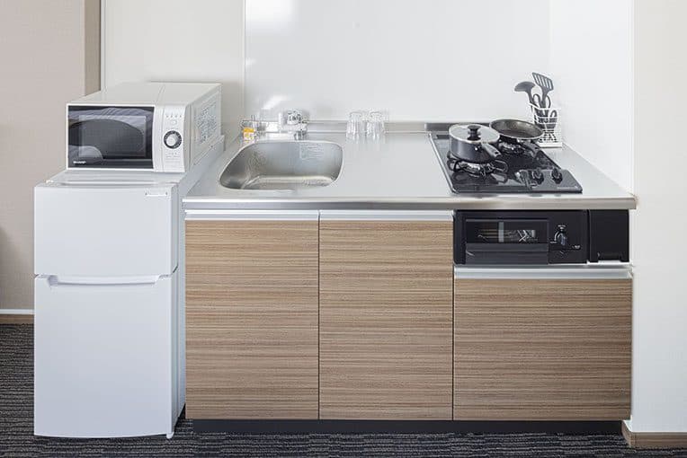 Full kitchen in every room