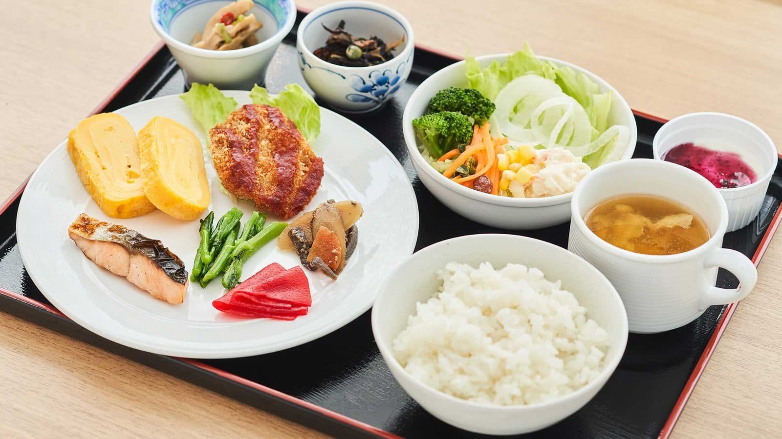 Tokachi home-style breakfast