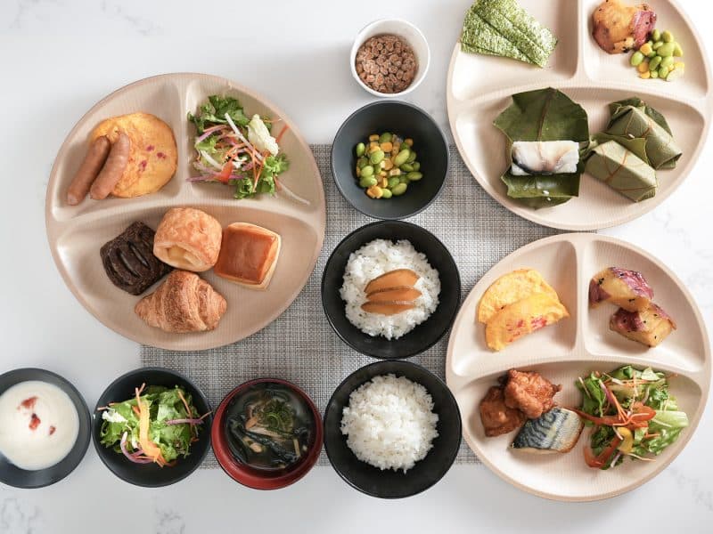Free healthy breakfast buffet