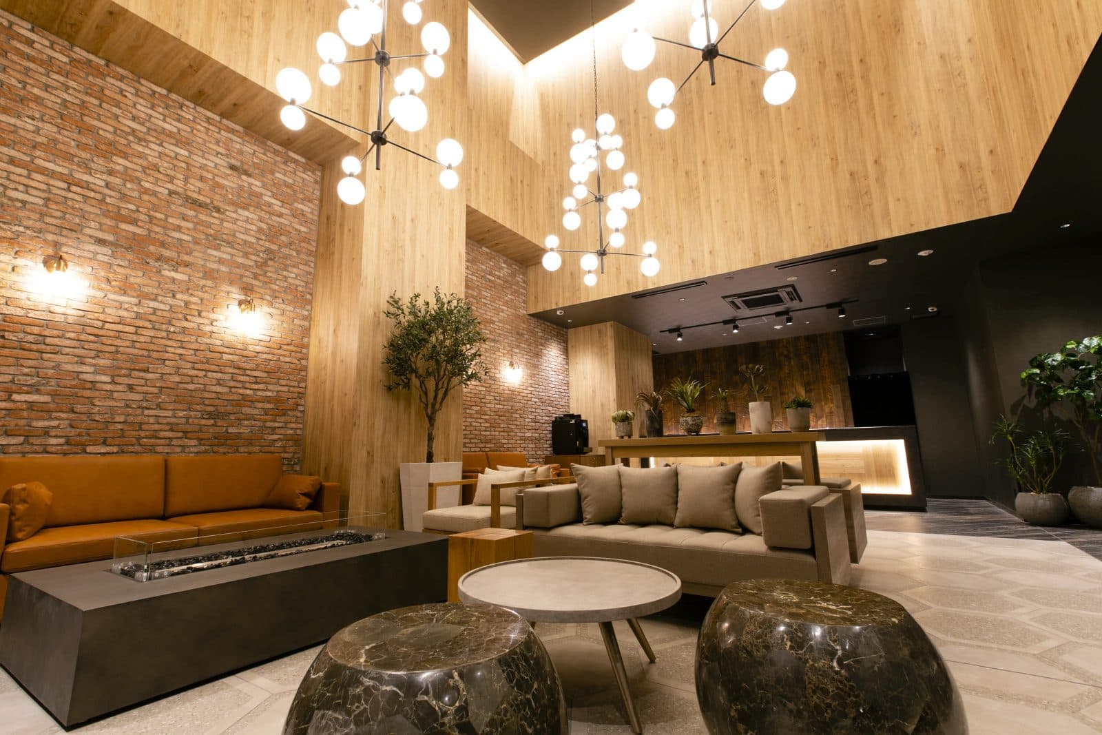 Hokkaido-style lobby