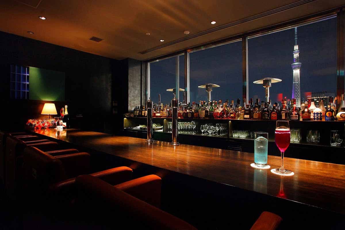 Guests-only rooftop bar