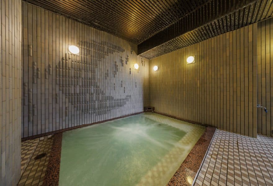 Large baths with sauna