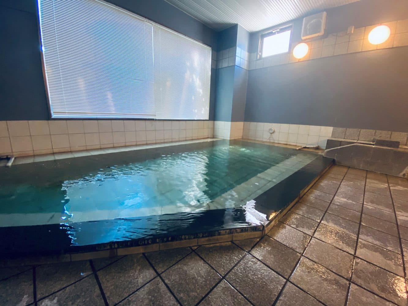 Blended natural hot spring