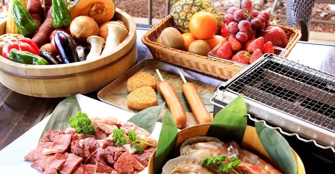 Hands-free BBQ dinner