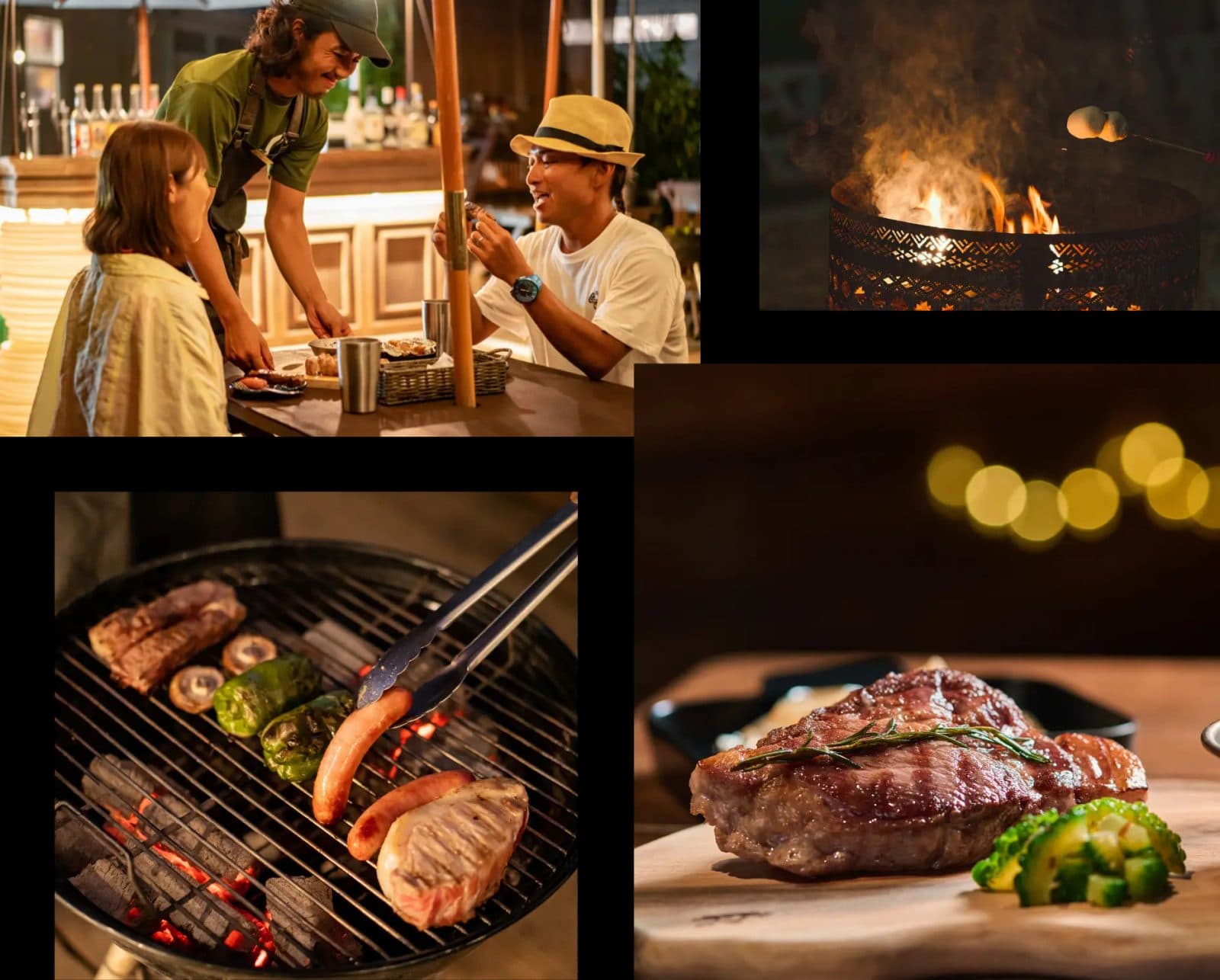BBQ course dinner