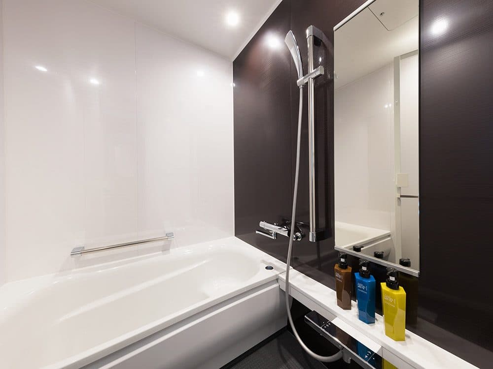 Bathrooms with a washing area