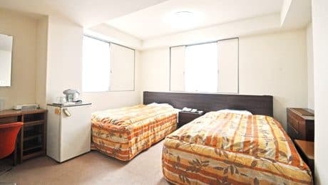 Semi-double beds throughout