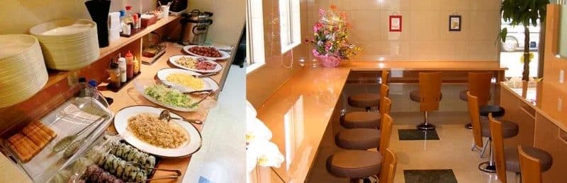 Free home-made breakfast