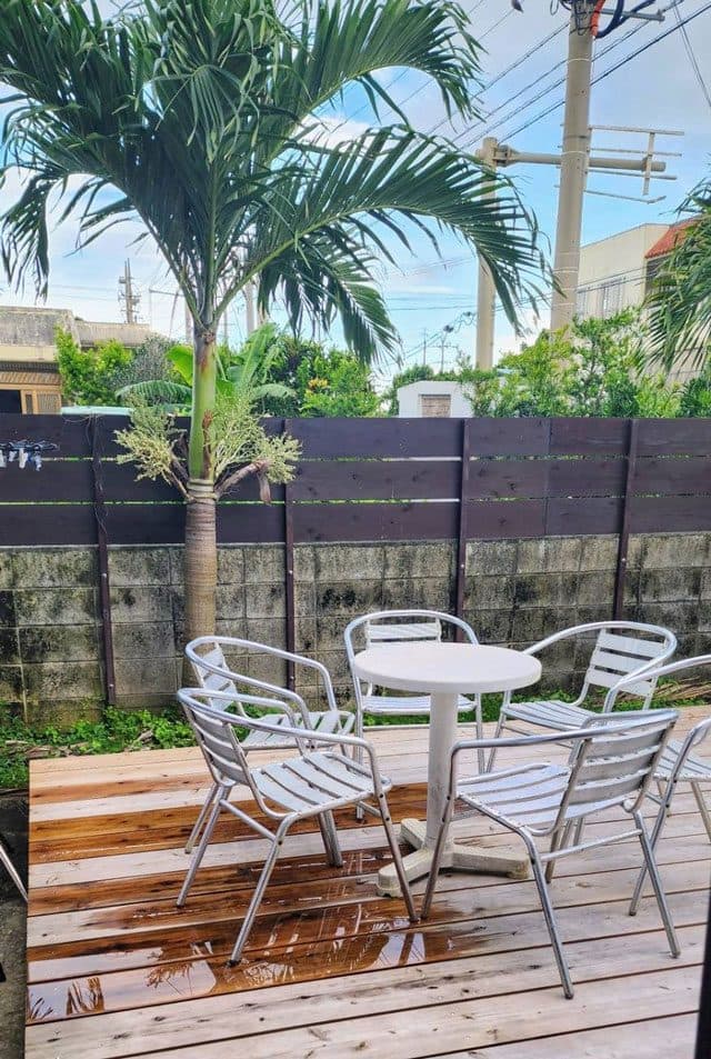Backyard BBQ garden