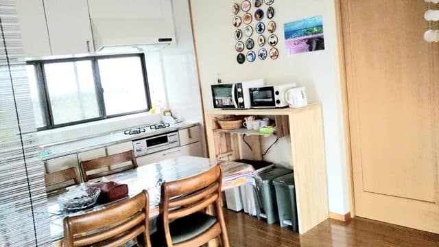 Kitchen and laundry for self-catering