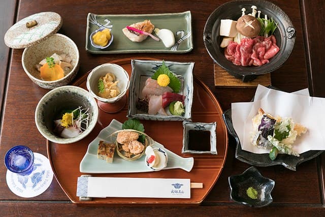 A Dinner of Hida Beef Sukiyaki