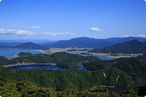 Scenery of Mikata Five Lakes