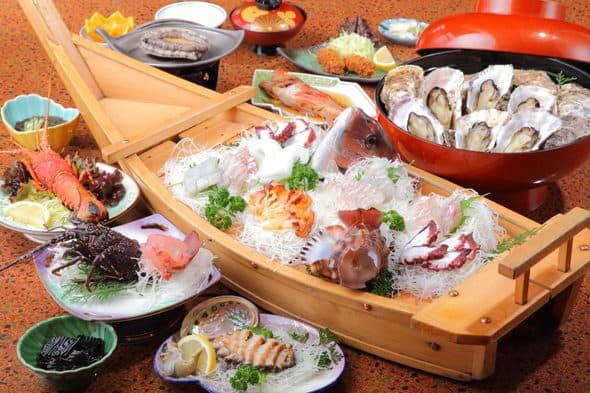 바닷가 온천 료칸 마루산