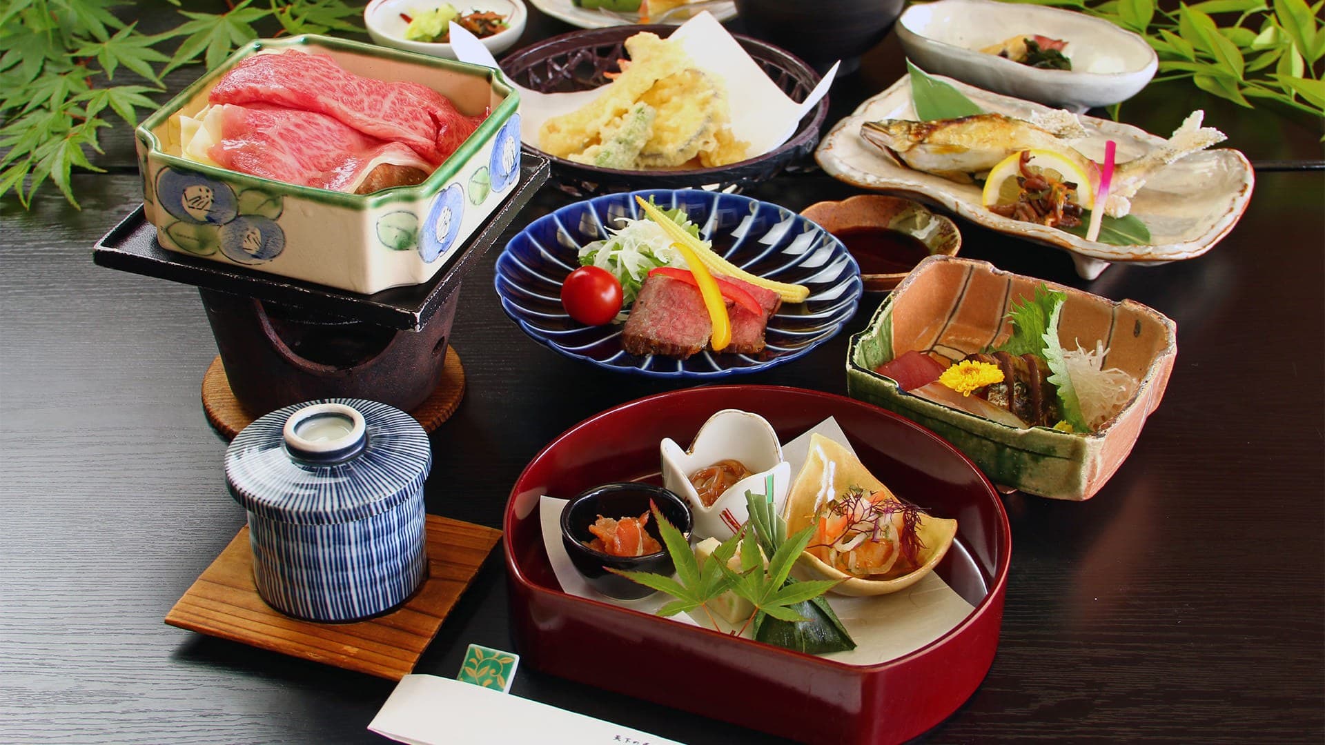 Kaiseki from Gifu's mountains and rivers