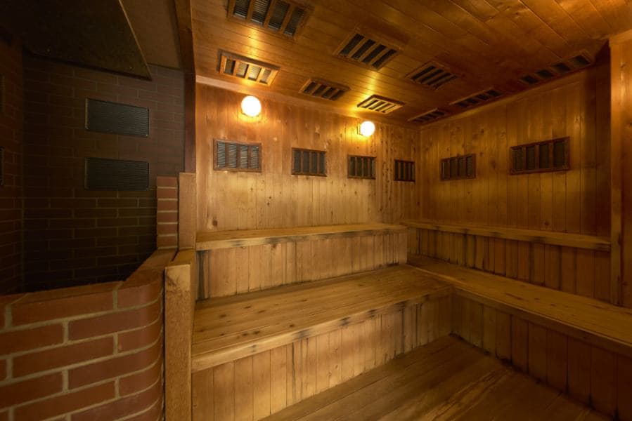 Two Saunas, Morning and Night