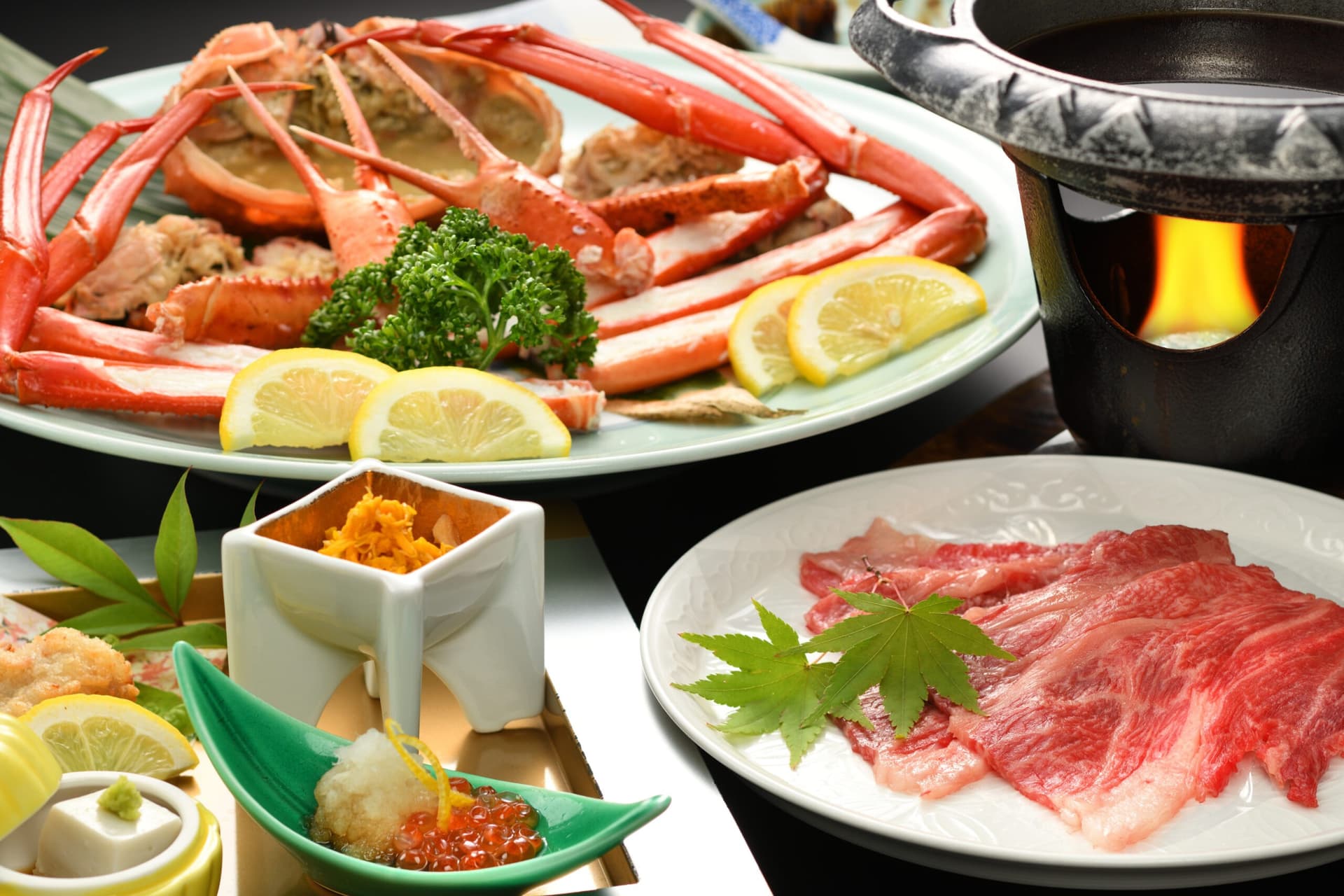 야마가타의 아침 한 상