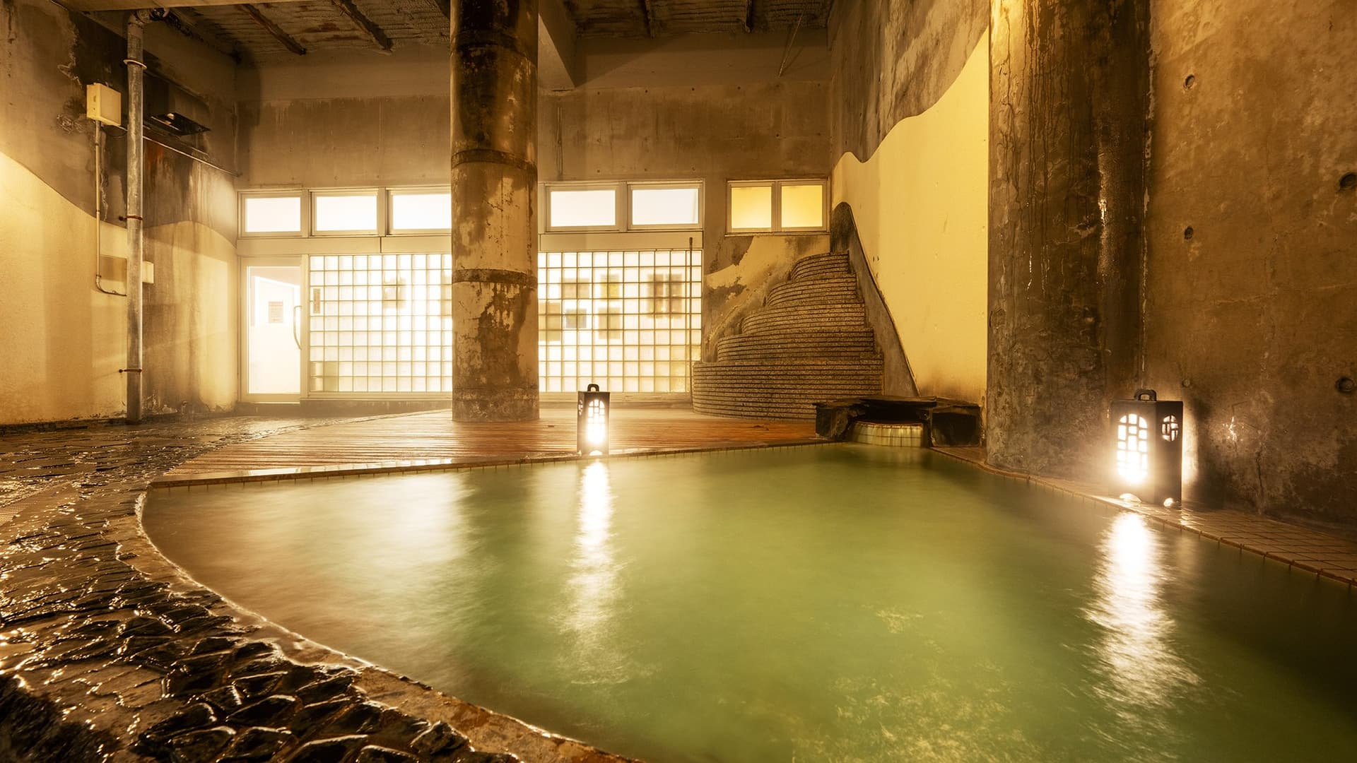 A Variety of Bathing Facilities
