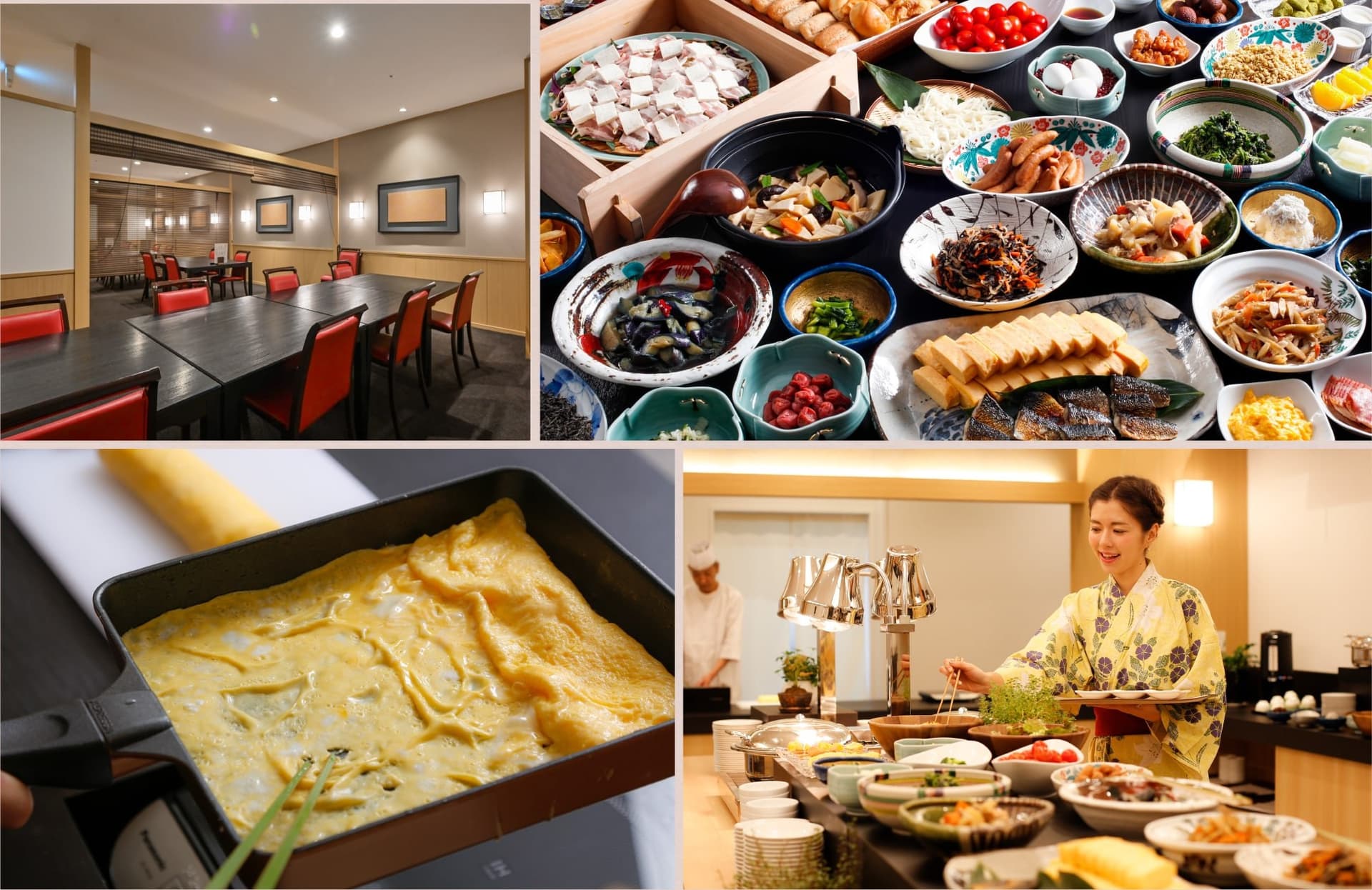 A Breakfast Buffet with Over 40 Dishes