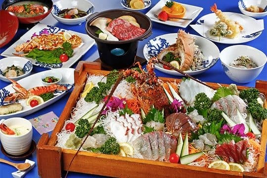 아마쿠사 바다의 가이세키