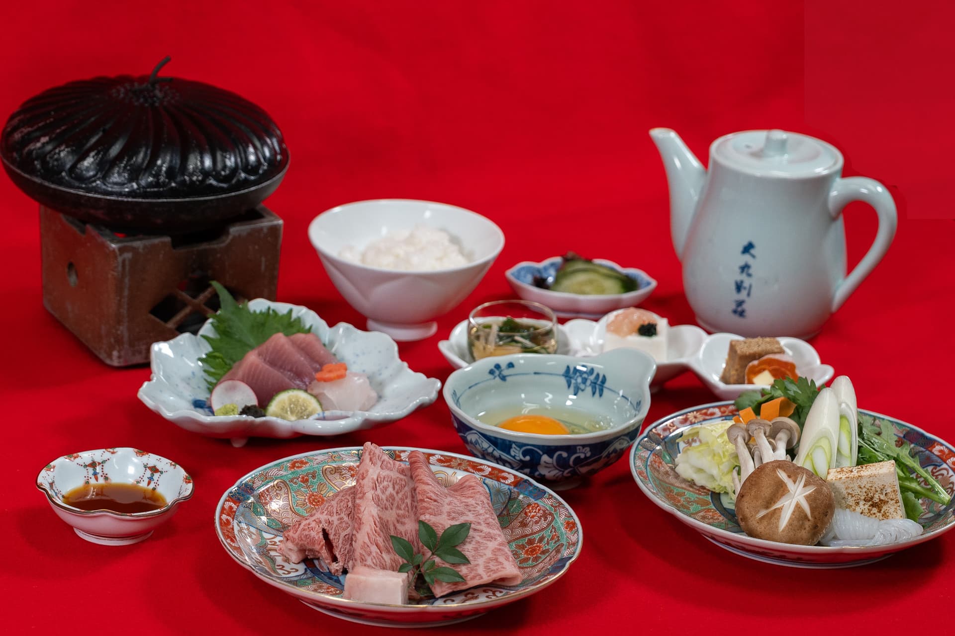 Imari Beef and Sashimi Kaiseki