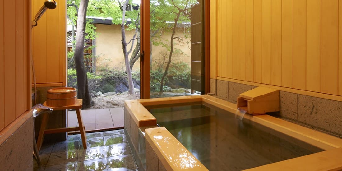 A Private Onsen Bath in Every Room