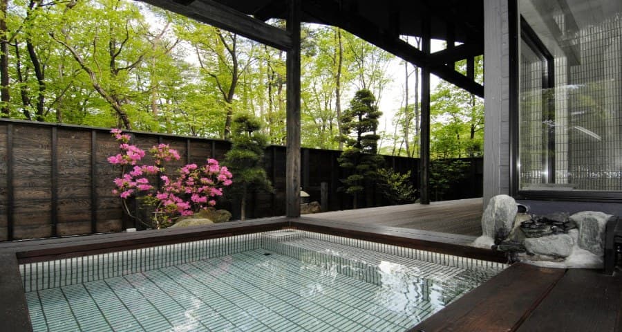 Shiobara Onsen, Enjoyed from Your Own Open-Air Bath