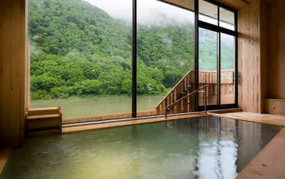 A Hot Spring Embraced by the Mogami River