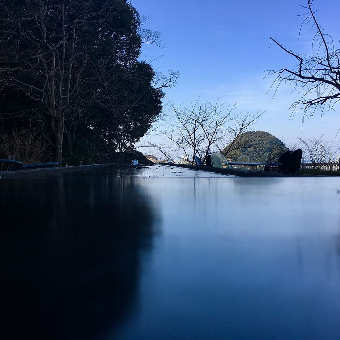 Inazumi Island, floating just offshore