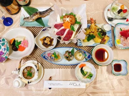 A home-cooked dinner from local produce