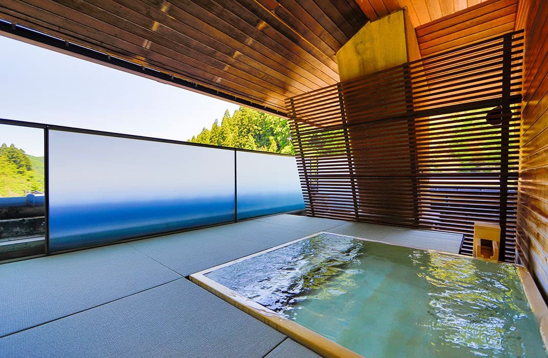 The hot spring