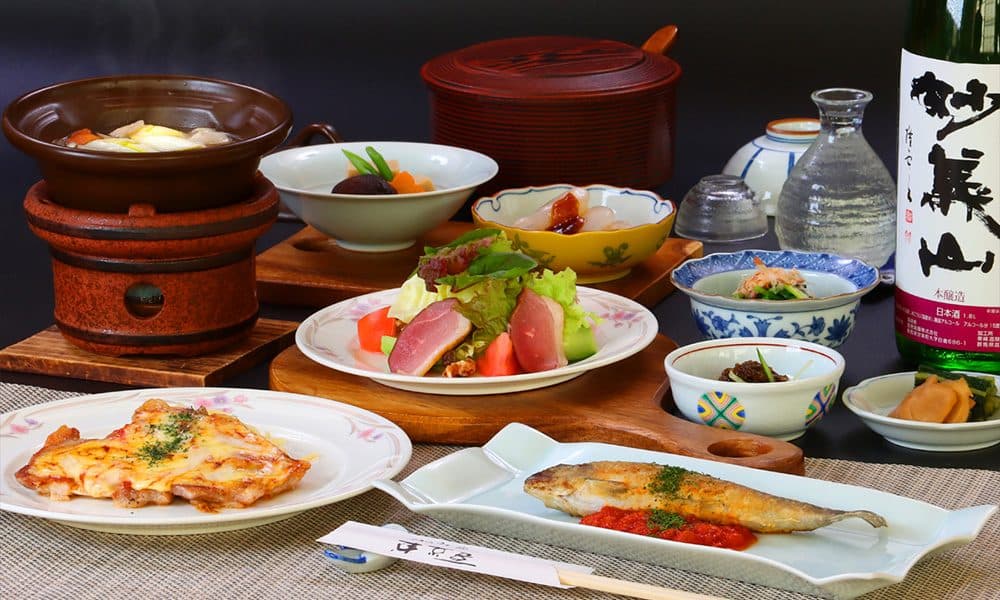 군마 제철 재료의 손수 만든 저녁