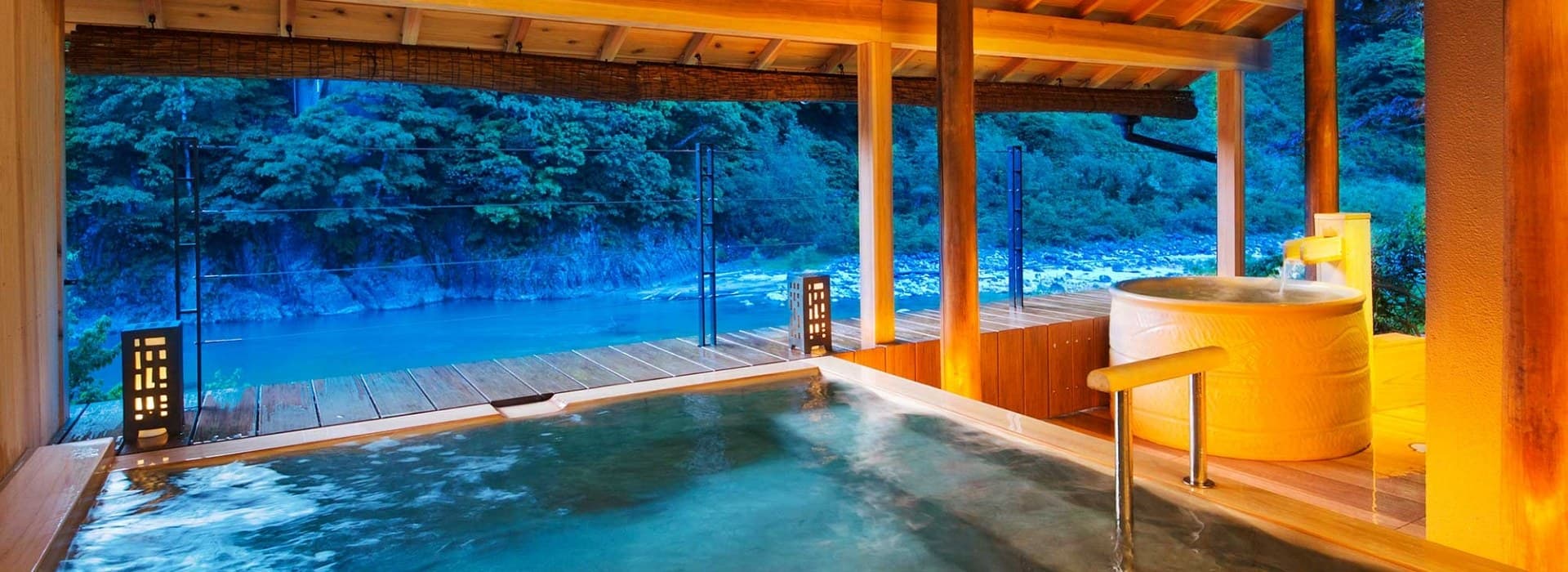 Natural Hot Spring and Source Water