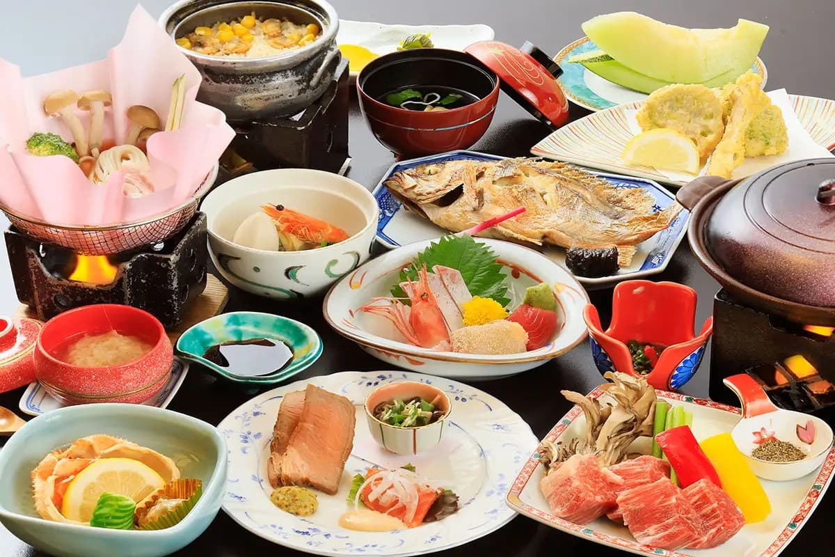 Kaiseki from Toyama's Mountains and Sea