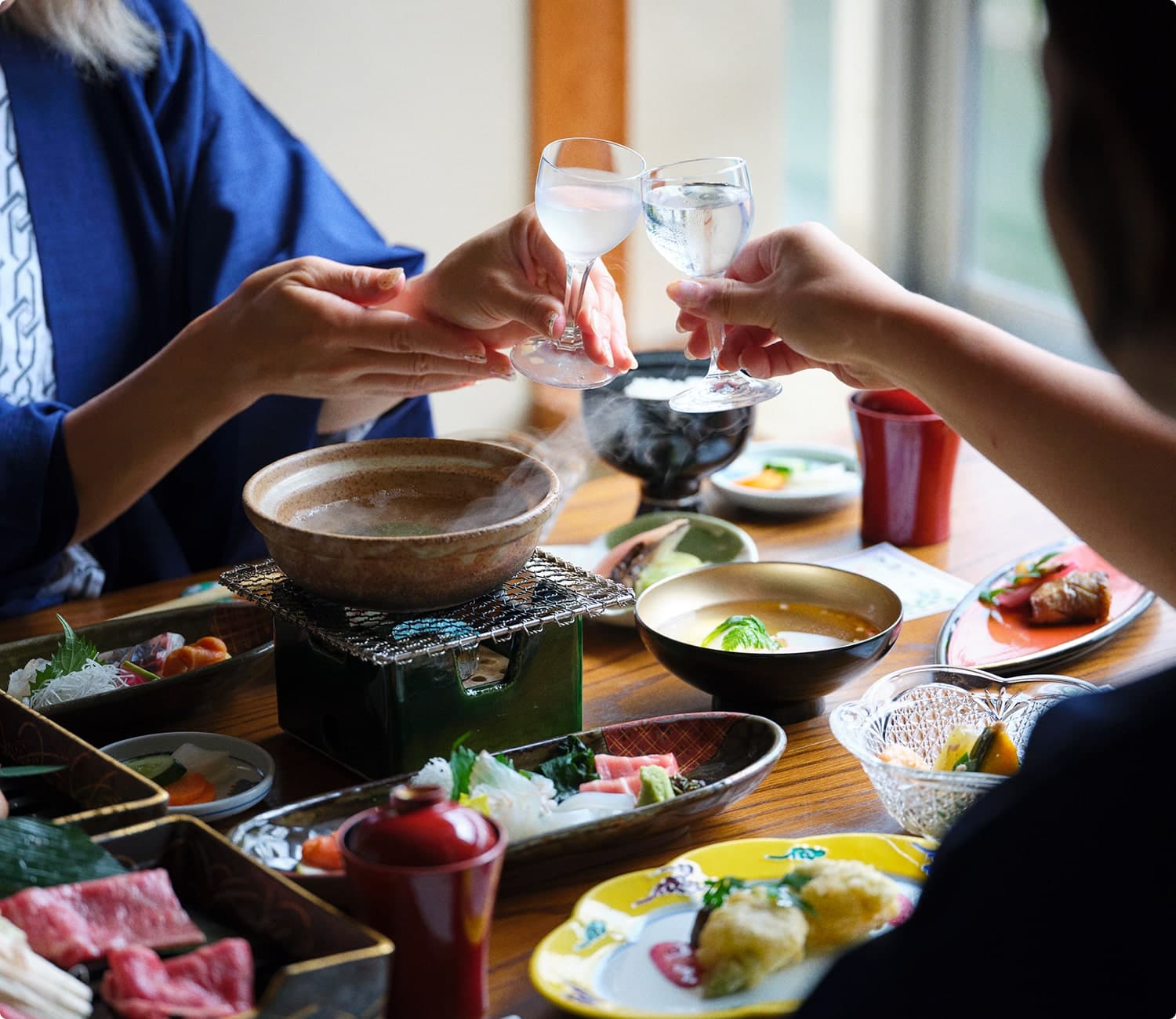 Tea Shabu-Shabu and Creative Kaiseki