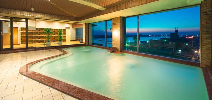 A Large Bath with River Views