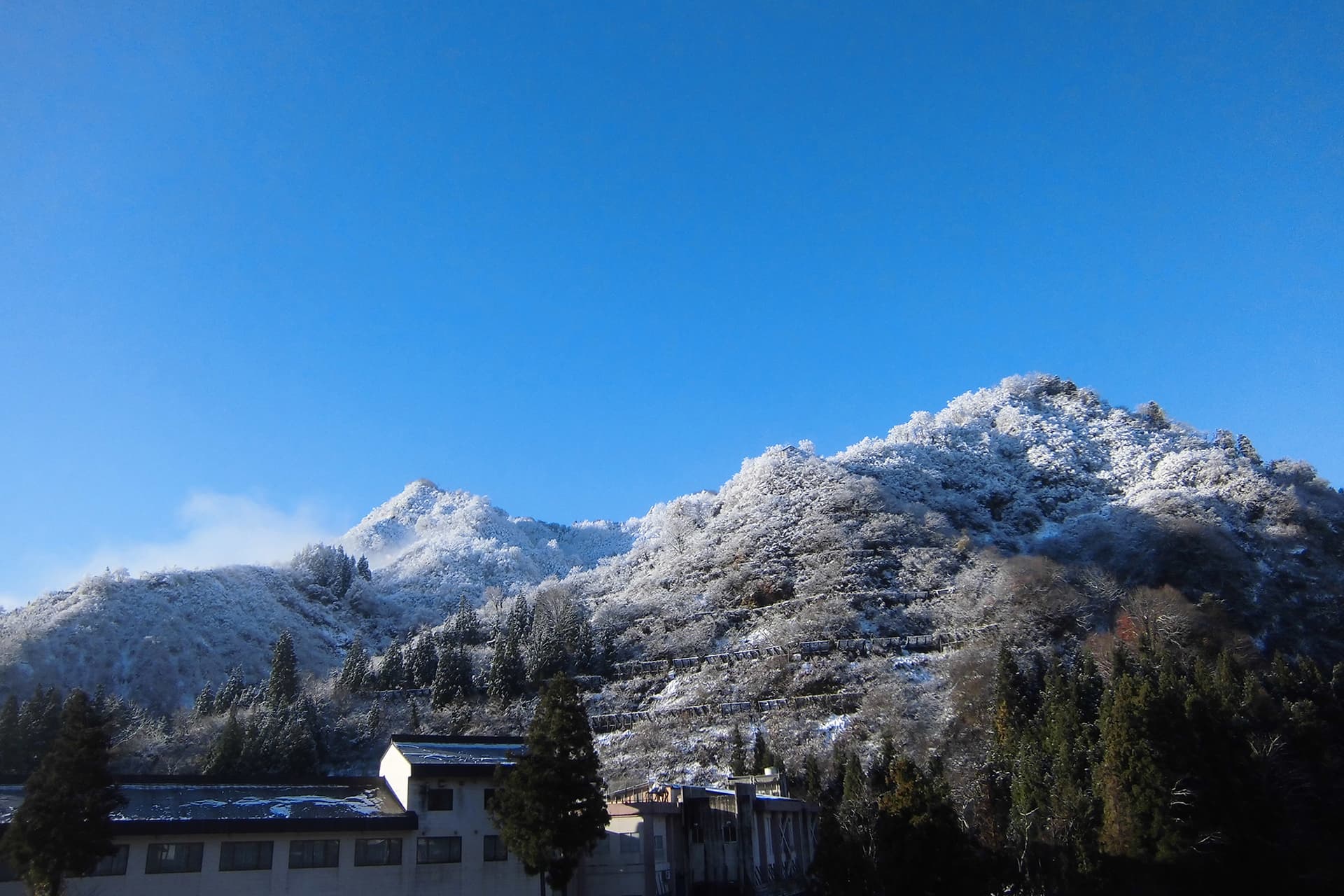 The Mountains Through Four Seasons