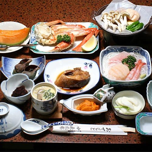 섬의 해산물 요리