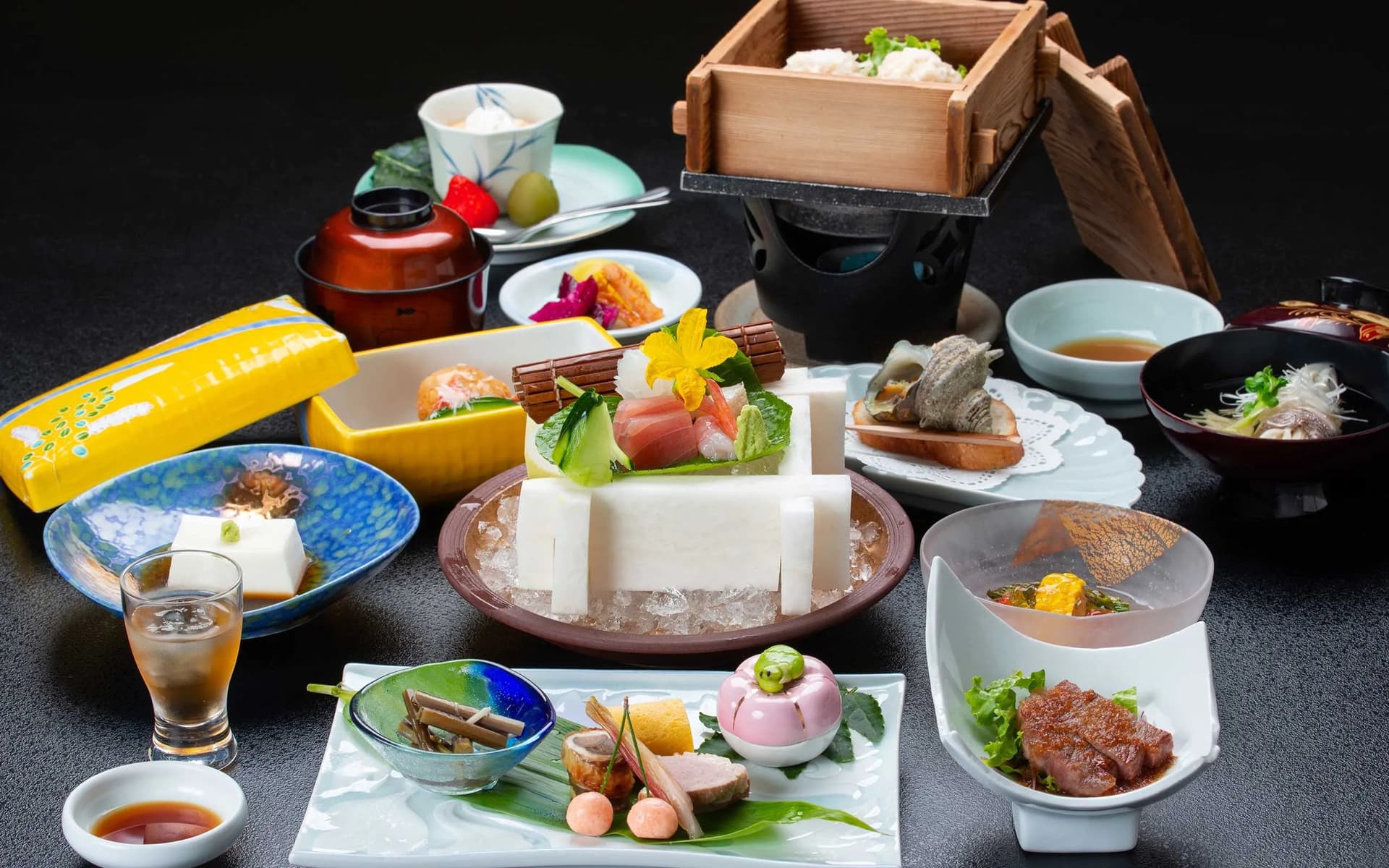 Kaiseki Full of Local, Field-Fresh Flavor