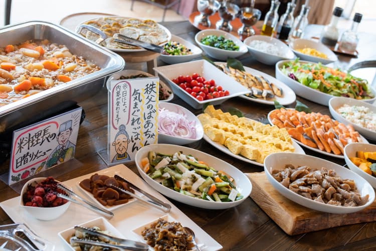 아침의 정갈한 상차림