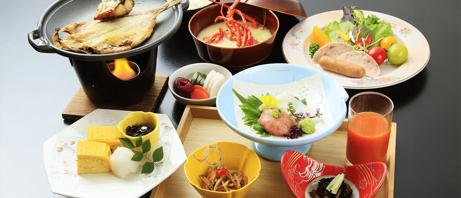 아침 식사와 반개별 식사처