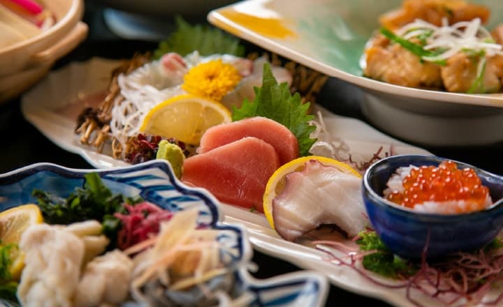 Kaiseki Full of the Sea's Delicacies