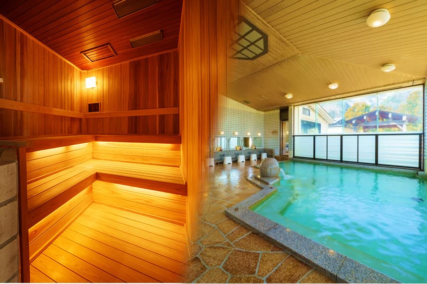 A Main Bath Complete with Sauna