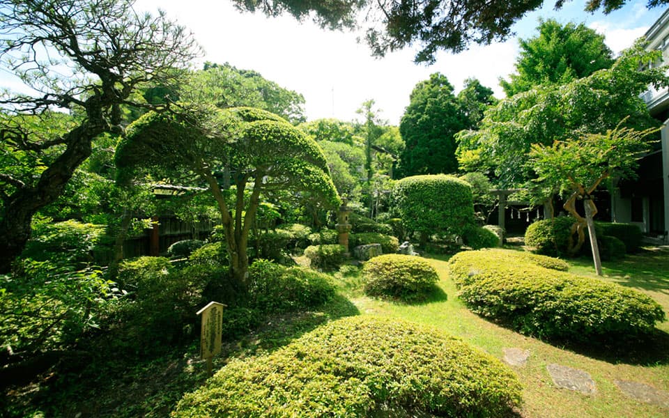 A Tranquil Japanese Garden, the Inn's Pride
