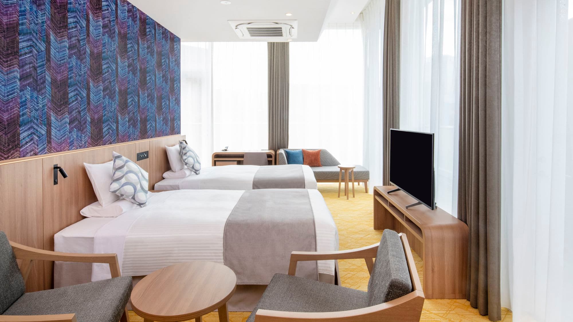 [Non-smoking] Panorama twin (with terrace) / 37 square meters