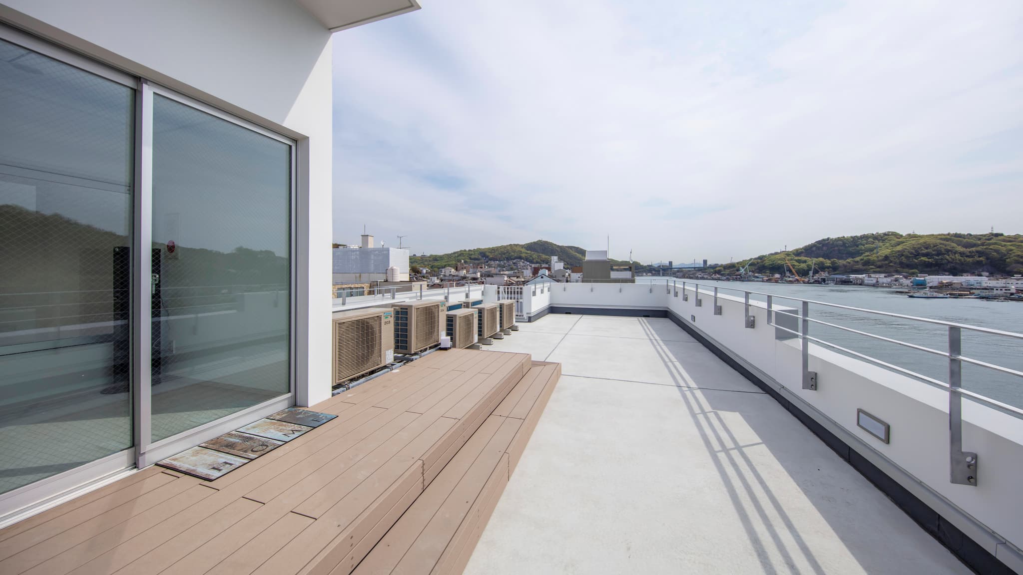 Spacious rooftop ◎