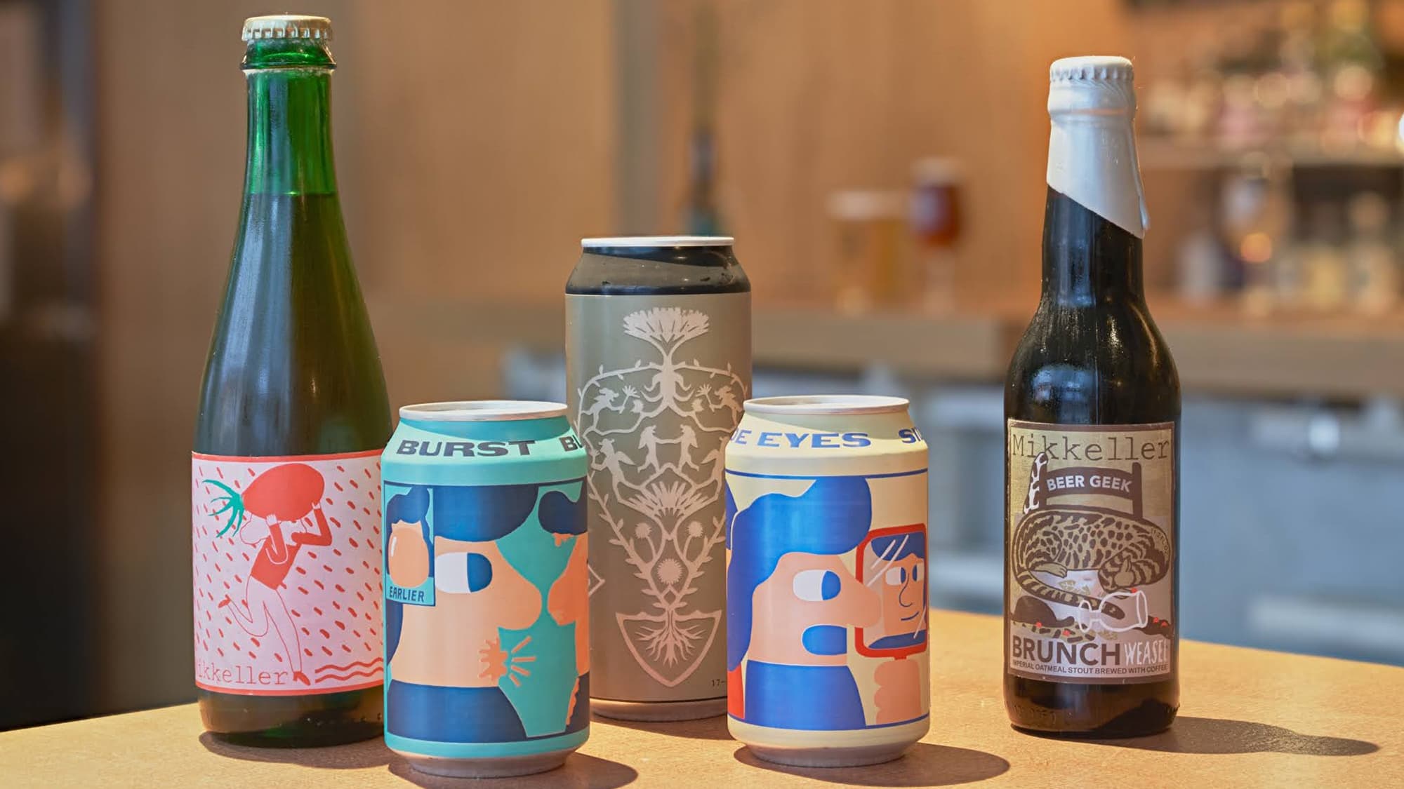 Craft beer and coffee