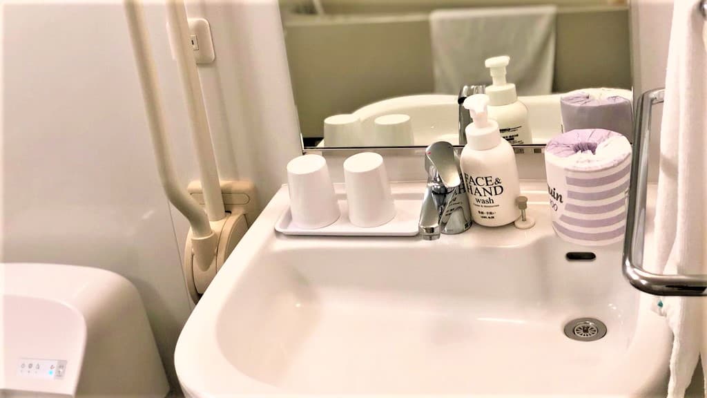 Telework washbasin