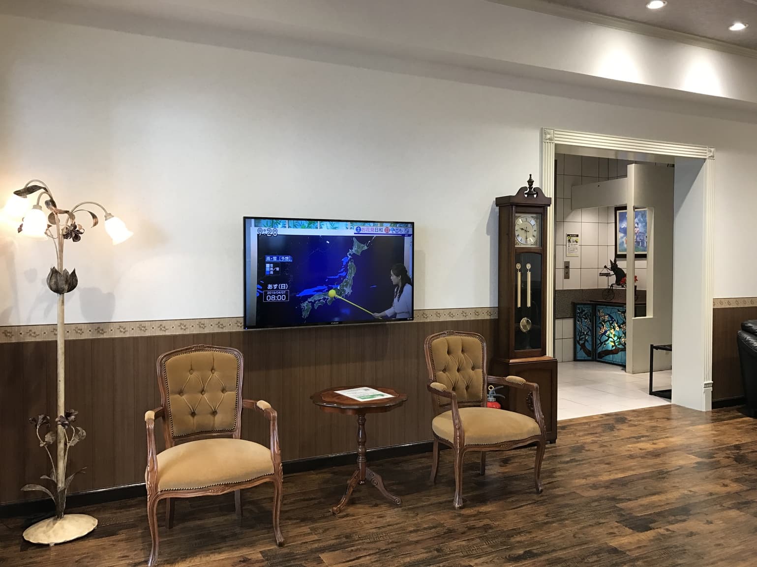 Classic-style lobby