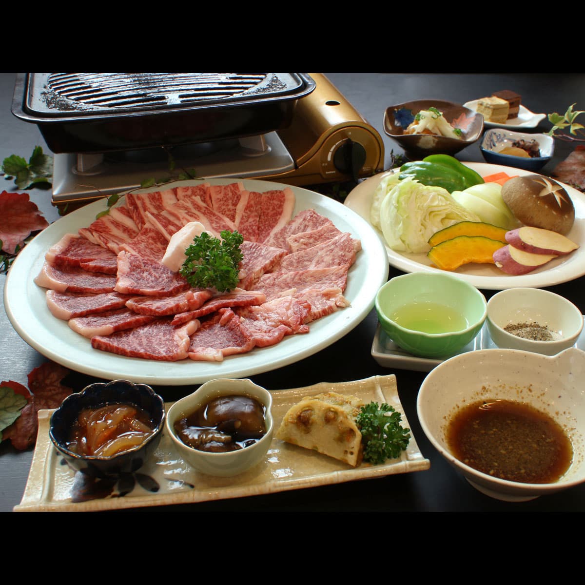 Tottori wagyu courses