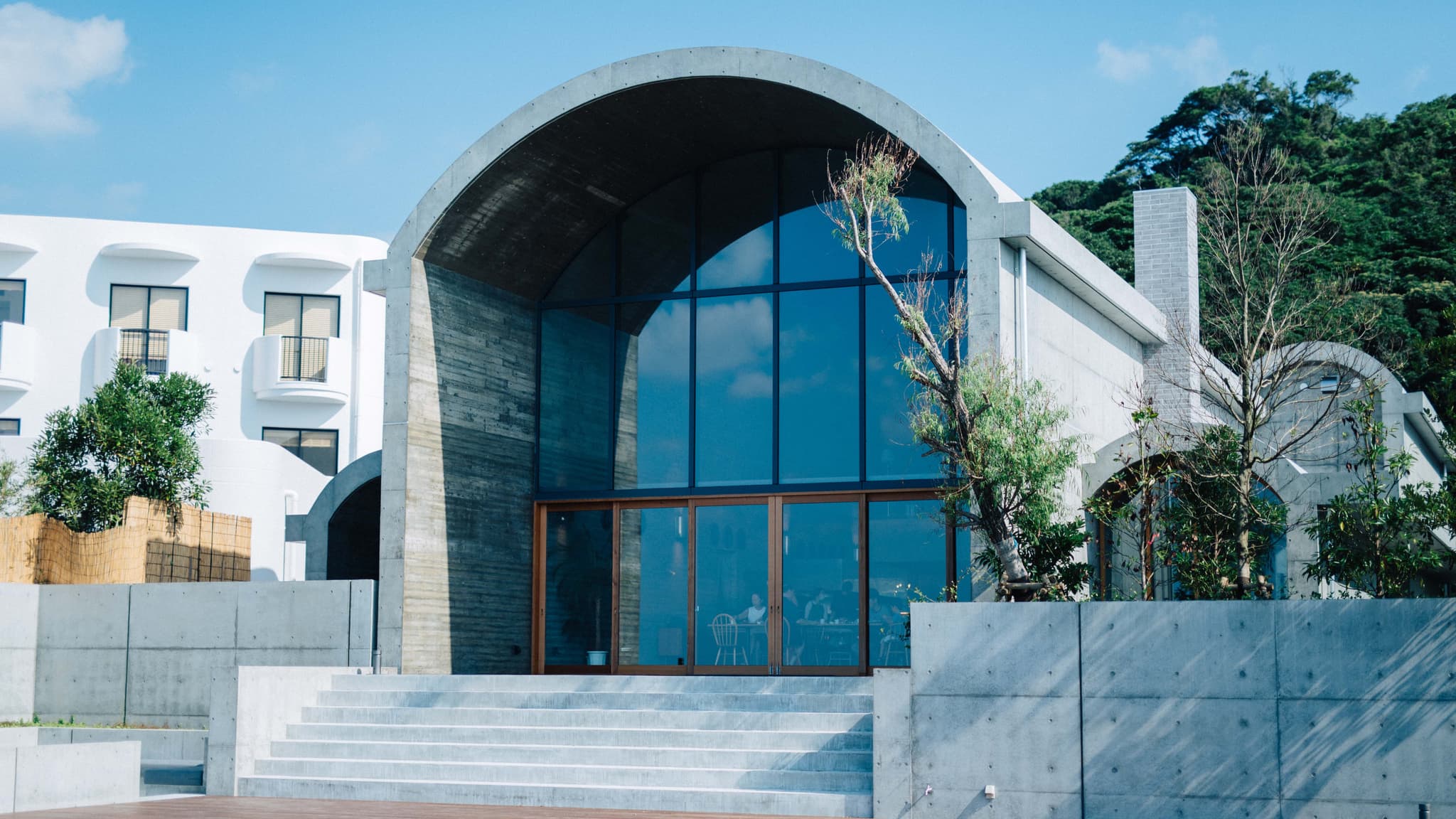 Central building exterior